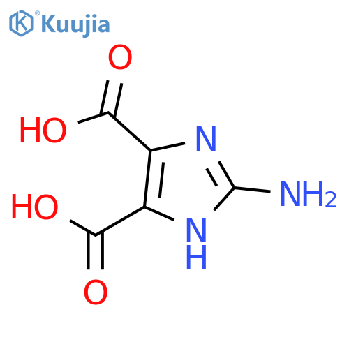 2-Amino-1H-imidazole-4,5-dicarboxylic acid structure