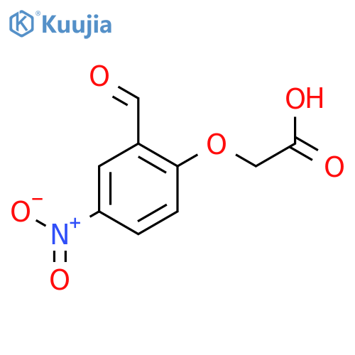 (2-Formyl-4-nitrophenoxy)acetic Acid structure