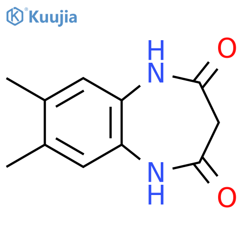 7,8-dimethyl-1,5-dihydro-1,5-benzodiazepine-2,4-dione structure
