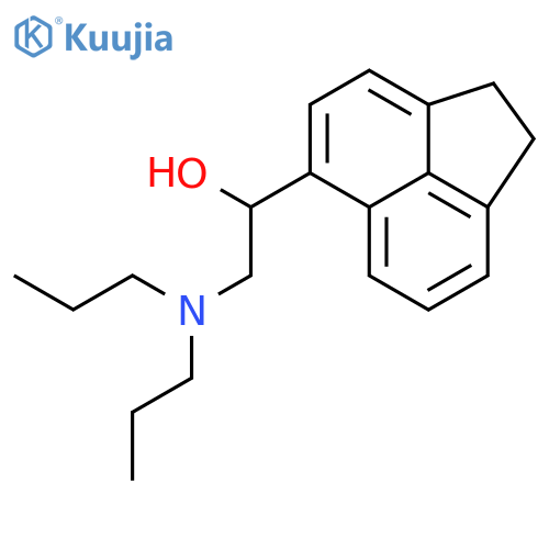 1-(1,2-dihydroacenaphthylen-5-yl)-2-(dipropylamino)ethanol structure