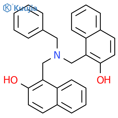 2-Naphthalenol, 1,1'-[[(phenylmethyl)imino]bis(methylene)]bis- structure