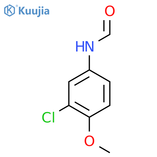 N-(3-chloro-4-methoxyphenyl)formamide structure