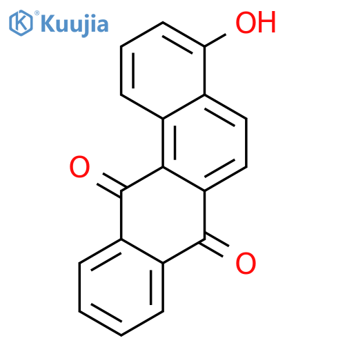 4-hydroxytetraphene-7,12-dione structure