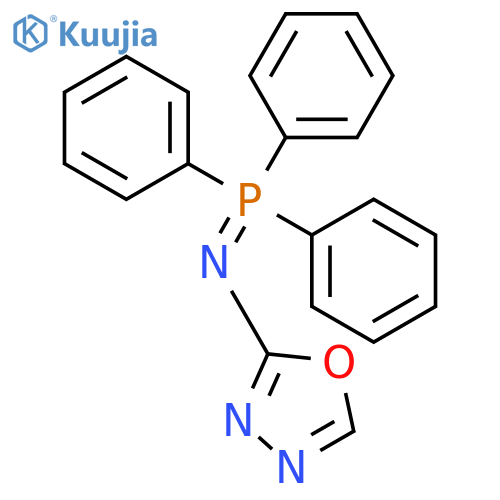 1,3,4-OXADIAZOL-2-AMINE, N-(TRIPHENYLPHOSPHORANYLIDENE)- structure