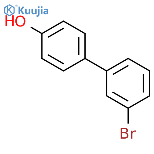 [1,1'-Biphenyl]-4-ol, 3'-bromo- structure