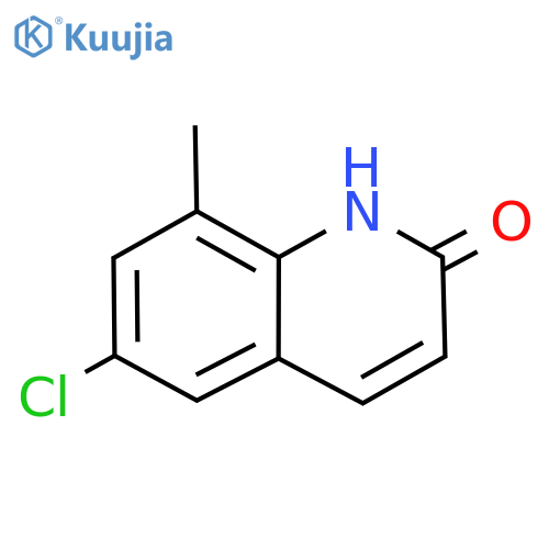 6-chloro-8-methylquinolin-2(1H)-one structure