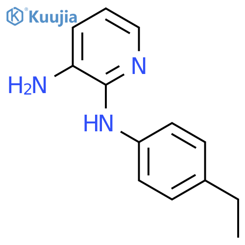 N2-(4-Ethylphenyl)pyridine-2,3-diamine structure