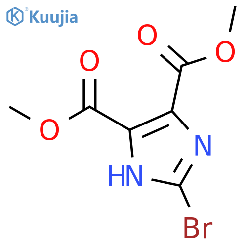 Dimethyl 2-bromo-1H-imidazole-4,5-dicarboxylate structure