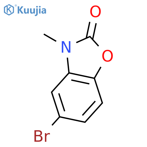 5-bromo-3-methyl-2,3-dihydro-1,3-benzoxazol-2-one structure