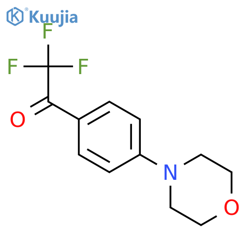 2,2,2-trifluoro-1-4-(morpholin-4-yl)phenylethan-1-one structure