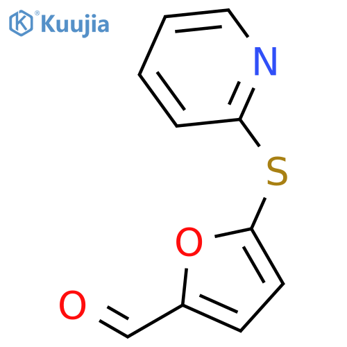 5-(pyridin-2-ylsulfanyl)furan-2-carbaldehyde structure