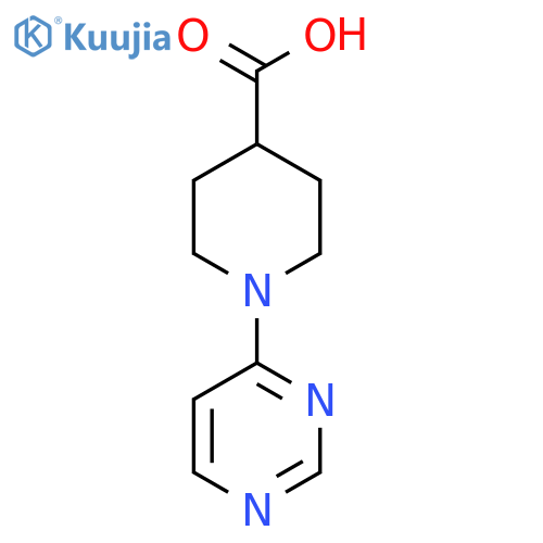 1-(Pyrimidin-4-yl)piperidine-4-carboxylic acid structure