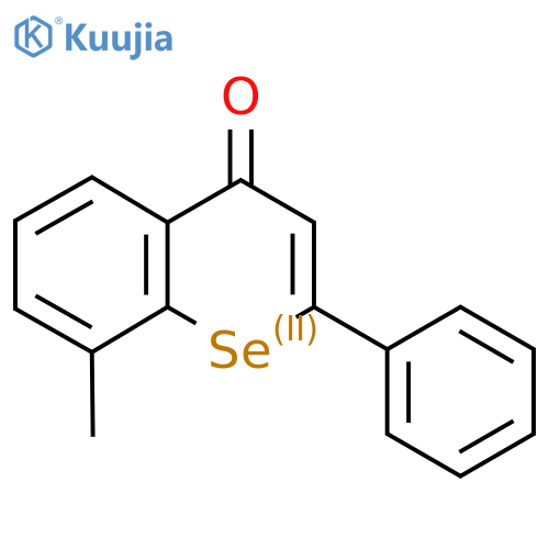 4H-1-Benzoselenin-4-one, 8-methyl-2-phenyl- structure
