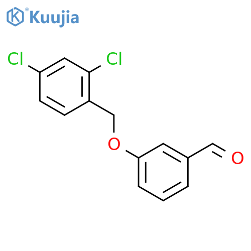 3-[(2,4-dichlorophenyl)methoxy]benzaldehyde structure