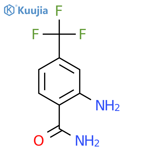 2-Amino-4-(trifluoromethyl)benzamide structure