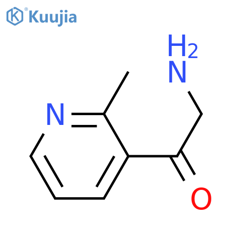 Ethanone,2-amino-1-(2-methyl-3-pyridinyl)- structure