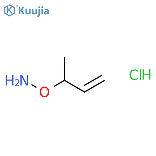 O-(but-3-en-2-yl)hydroxylamine hydrochloride structure