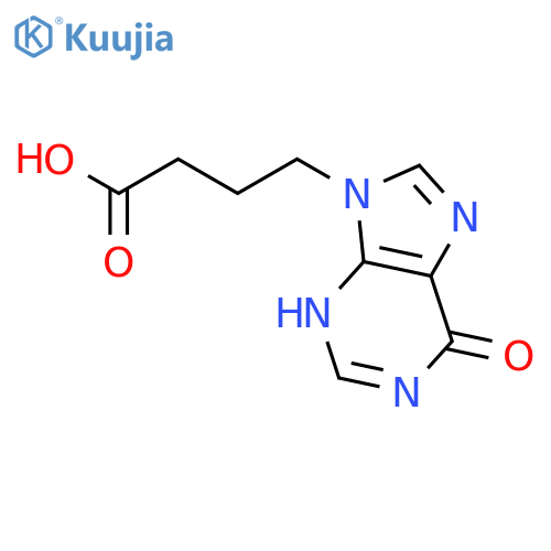 4-(6-oxo-3h-purin-9-yl)butanoic Acid structure