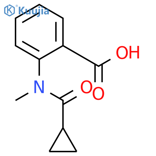 2-(N-methylcyclopropaneamido)benzoic Acid structure