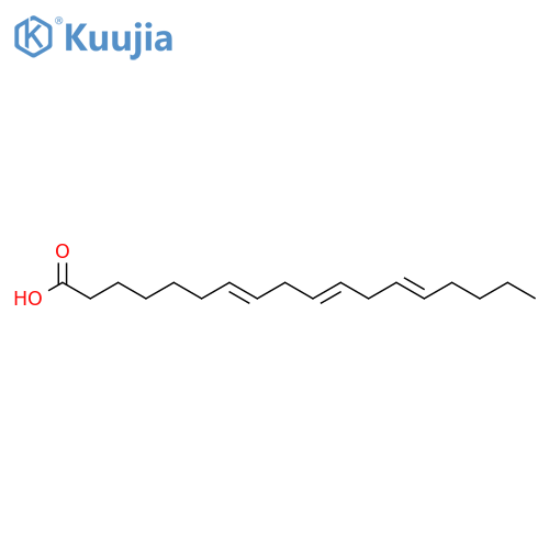 7,10,13-Octadecatrienoic acid, (Z,Z,Z)- structure