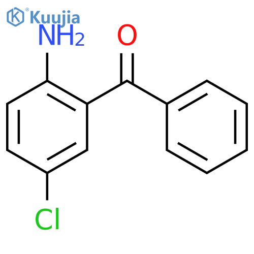 2-benzoyl-4-chloroaniline structure