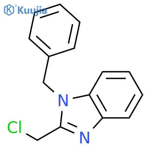 1-Benzyl-2-chloromethyl-1H-benzoimidazole structure