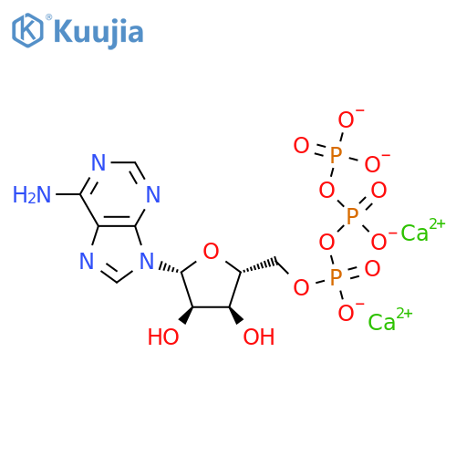 Adenosine 5'-(tetrahydrogen triphosphate), calcium salt (1:1) structure