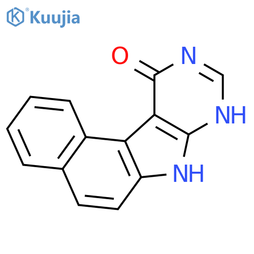 11H-Benzo[e]pyrimido[4,5-b]indol-11-one, 7,8-dihydro- structure