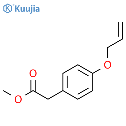 BENZENEACETIC ACID, 4-(2-PROPENYLOXY)-, METHYL ESTER structure