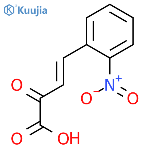 4-(2-nitrophenyl)-2-oxobut-3-enoic Acid structure