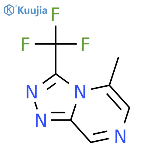 5-methyl-3-(trifluoromethyl)-[1,2,4]triazolo[4,3-a]pyrazine structure