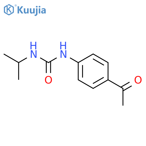 1-(4-acetylphenyl)-3-(propan-2-yl)urea structure