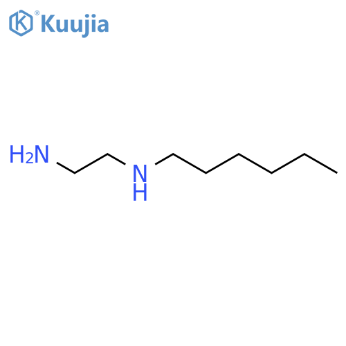 N'-hexylethane-1,2-diamine structure