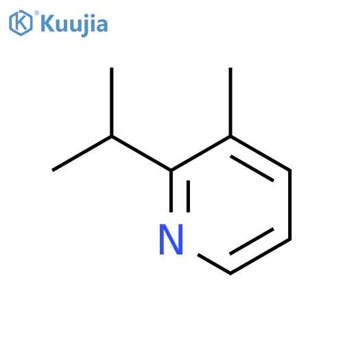 Pyridine, 3-methyl-2-(1-methylethyl)- structure