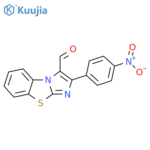2-(4-nitrophenyl)imidazo[2,1-b][1,3]benzothiazole-1-carbaldehyde structure
