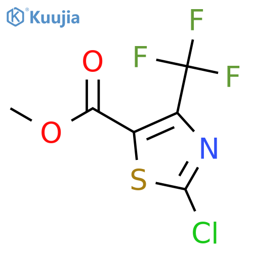 Methyl 2-chloro-4-(trifluoromethyl)thiazole-5-carboxylate structure