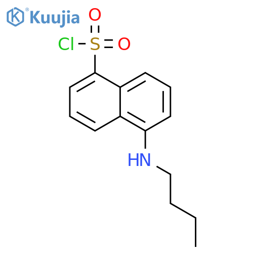 5-Butylamino-naphthalene-1-sulfonyl chloride structure