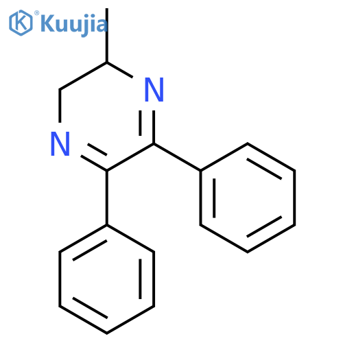 PYRAZINE, 2,3-DIHYDRO-2-METHYL-5,6-DIPHENYL- structure