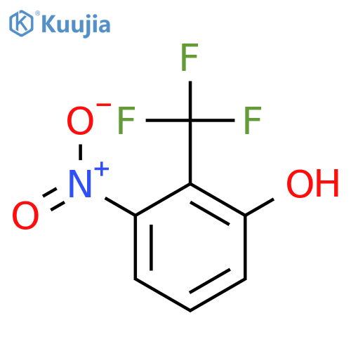 3-nitro-2-(trifluoromethyl)phenol structure