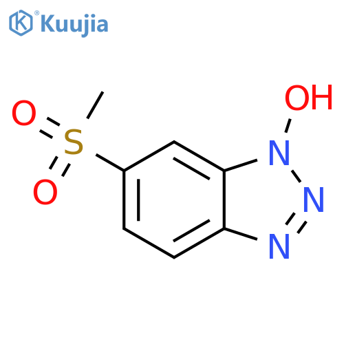 6-methanesulfonyl-1H-1,2,3-benzotriazol-1-ol structure