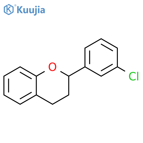 2H-1-Benzopyran, 2-(3-chlorophenyl)-3,4-dihydro- structure