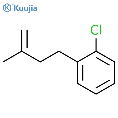4-(2-Chlorophenyl)-2-methyl-1-butene structure