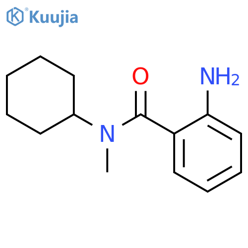 2-Amino-N-cyclohexyl-N-methylbenzamide structure