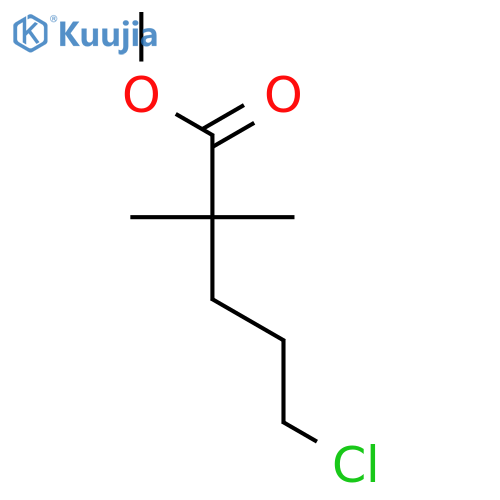 Methyl 5-chloro-2,2-dimethylpentanoate structure