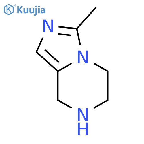 3-methyl-5H,6H,7H,8H-imidazo[1,5-a]pyrazine structure