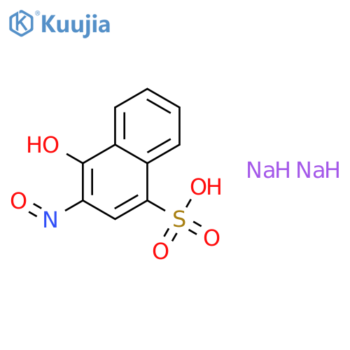 Disodium;4-hydroxy-3-nitrosonaphthalene-1-sulfonic acid structure
