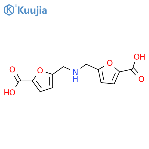 2-Furancarboxylic acid,5,5'-[iminobis(methylene)]bis- (9CI) structure