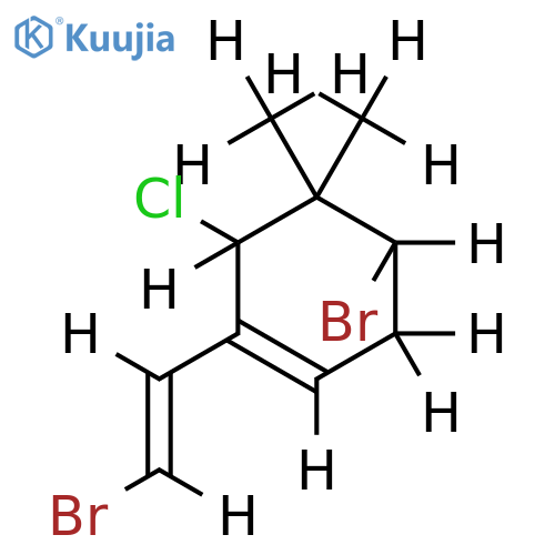 1,6(S*)-dibromo-8(8*)-chloro-1(E),3(Z)-ochtodiene structure