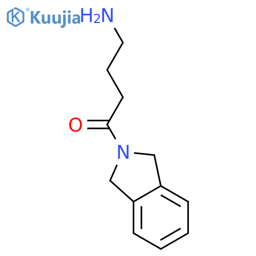 4-amino-1-(2,3-dihydro-1H-isoindol-2-yl)butan-1-one structure