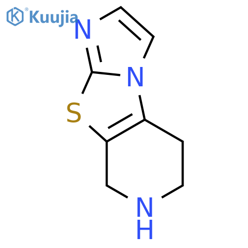 Imidazo[2',1':2,3]thiazolo[5,4-c]pyridine, 5,6,7,8-tetrahydro- structure